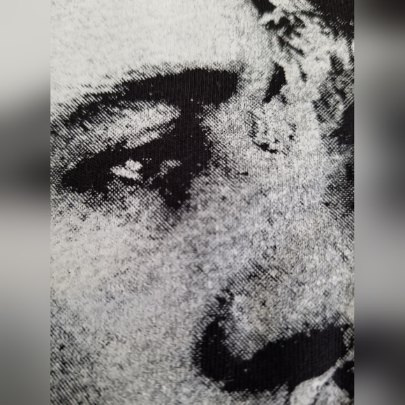 NWOT Darker Waves Festival Tears For Fear blk S/S V-neck t-shirt - Picture 9 of 11